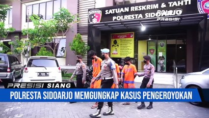 Polresta Sidoarjo Ungkap Kasus Pengeroyokan Warga Lemah Putro
