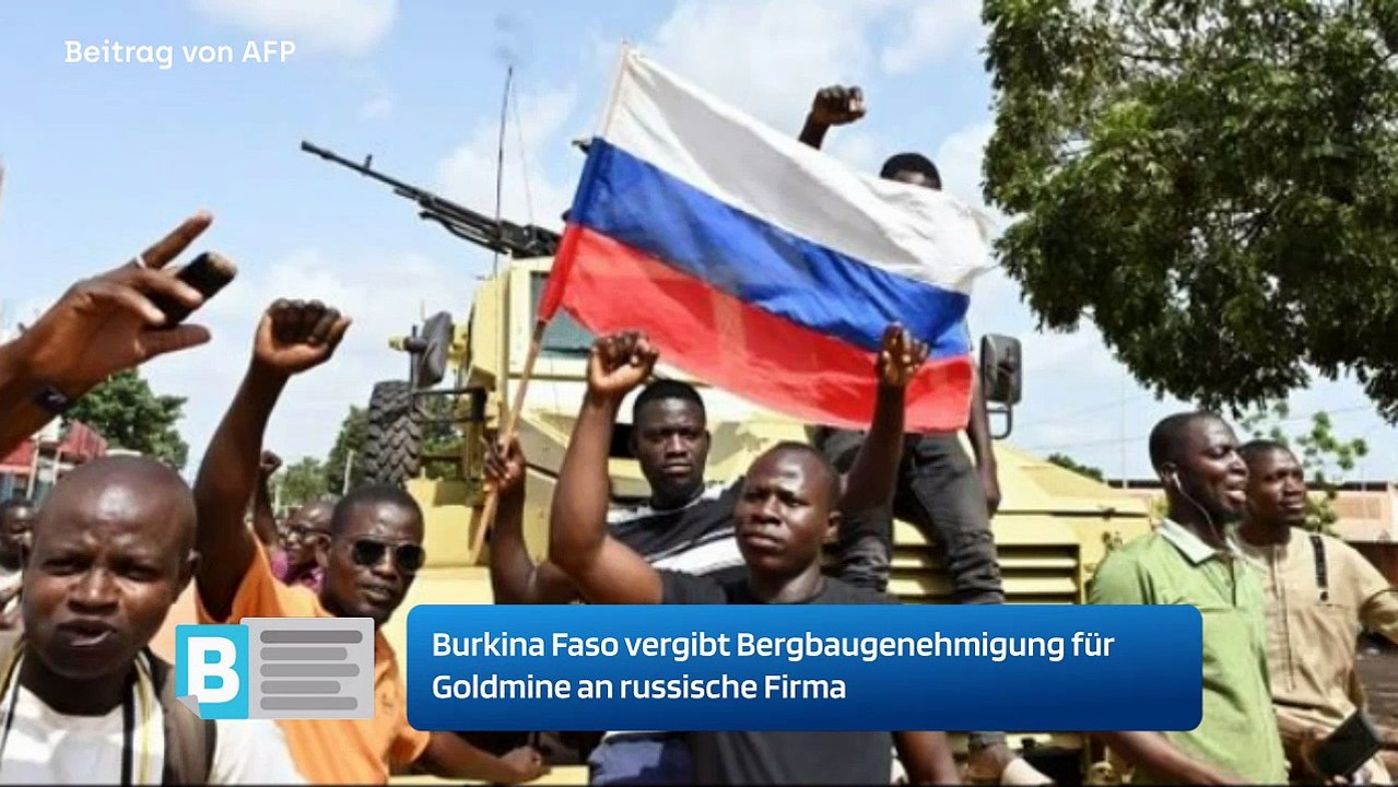 Burkina Faso vergibt Bergbaugenehmigung für Goldmine an russische Firma
