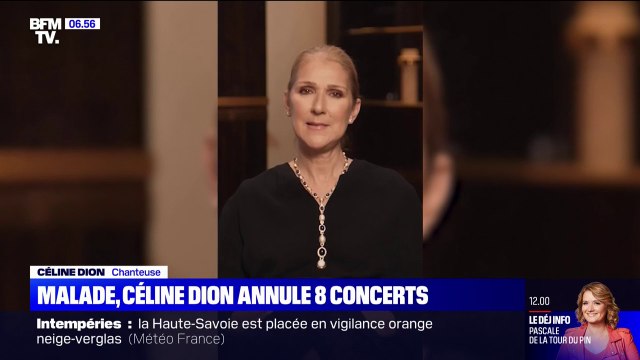 Céline Dion: la chanteuse annule une partie de sa tournée car elle souffre du syndrome de l'homme raide