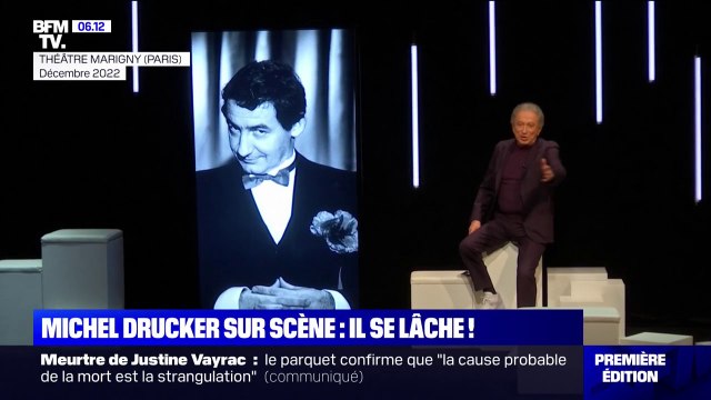 Michel Drucker fait son retour sur les planches au théâtre Marigny dans un nouveau spectacle teinté d'humour