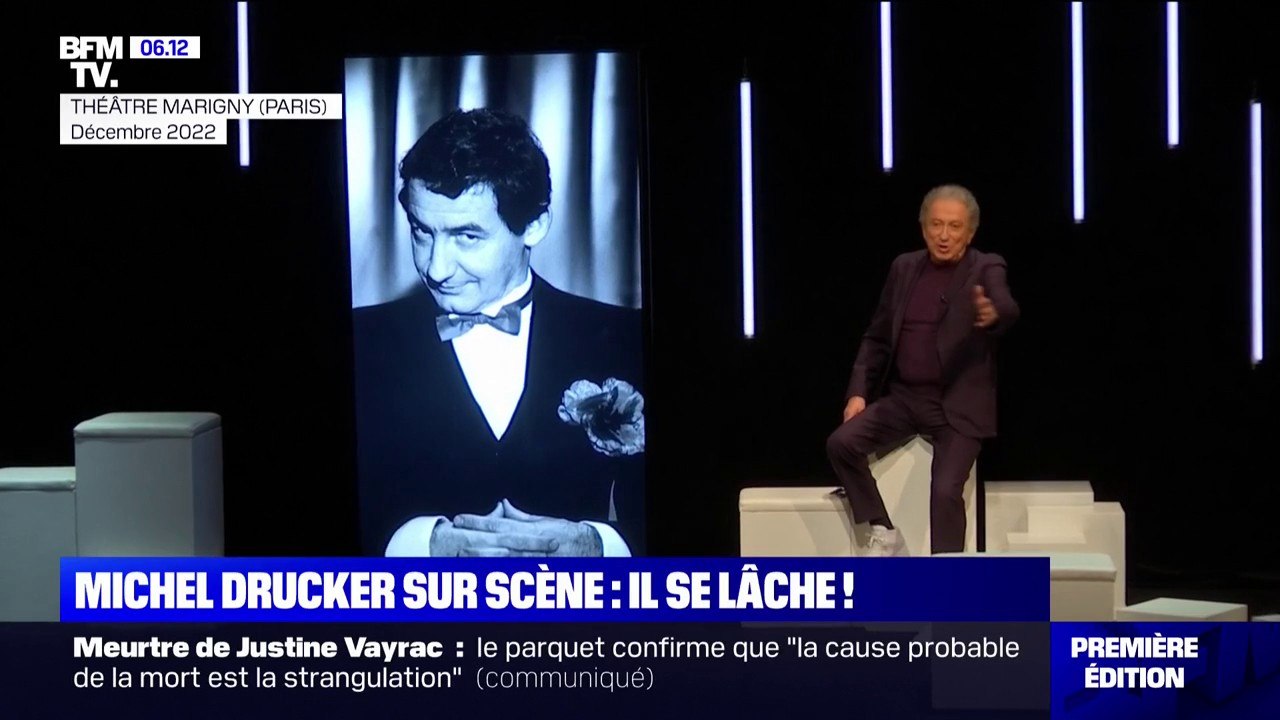 Michel Drucker fait son retour sur les planches au théâtre Marigny dans un nouveau spectacle teinté d'humour