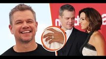 Matt Damon a offert la bague de sa grand-mère à une barmaid qui l'a repoussé - Il ne l'a pas lâché
