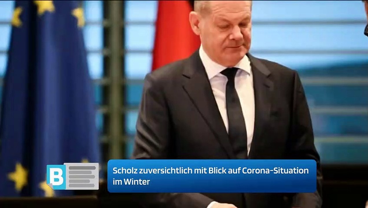 Scholz zuversichtlich mit Blick auf Corona-Situation im Winter