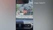 Vidéo - Un bus en feu à Ste-Marie