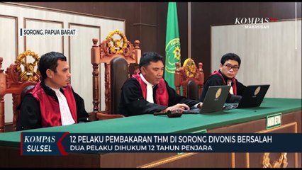 Putusan Sidang Terdakwa Pembakaran THM