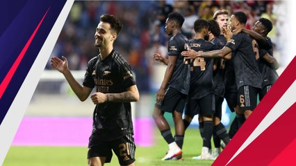Lengkungan Indah Fabio Vieira Warnai Kemenangan Arsenal atas Lyon