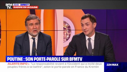 Alexander Makogonov, porte-parole de l’ambassade de Russie en France: "La Russie ne va pas perdre la guerre, c'est impossible"