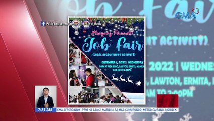 Ngayong araw kabi-kabilang job fair sa ilang lungsod sa Metro Manila isasagawa | UB