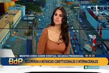 Chero descarta que el Ejecutivo desconocería una eventual vacancia contra Pedro Castillo
