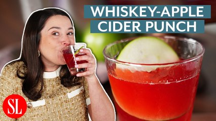 Whiskey-Apple Cider Punch Recipe