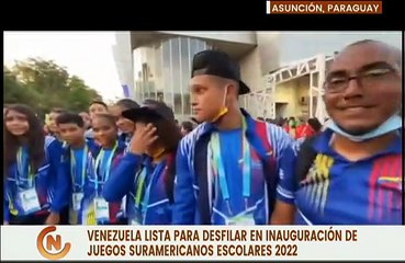 Venezuela dirá presente en la inauguración de los Juegos Suramericanos Escolares 2022 en Paraguay