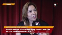 Proyectaron “Argentina-:1985” por la semana de los derechos humanos