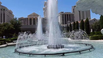 (ASMR) The fountains at Caesars Palace in Las Vegas.