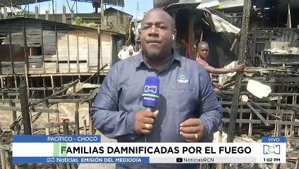 Incendio destruyó 22 viviendas en Quibdó, Chocó
