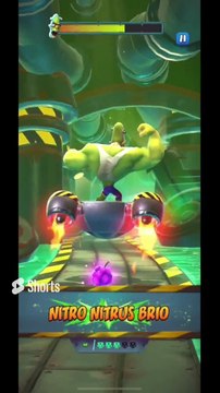 Nitro Mutagen Nitrus Brio Battle Run Gameplay On Sewer or Later - Crash Bandicoot: On The Run!