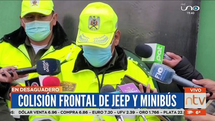 Accidente de tránsito en la carretera a Desaguadero dejo el saldo de 11 personas heridas