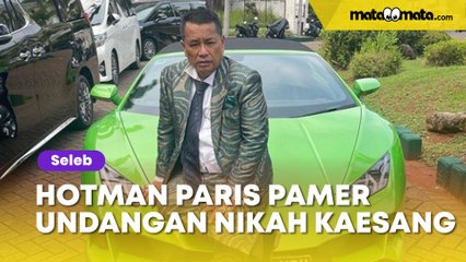 Hotman Paris Pamer Undangan Nikah dari Kaesang, Bentuknya yang Biasa Saja Tuai Pujian