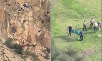 Mountaineers watch in horror as solo climber, 22, falls 200 feet to his death from San Diego's El Cajon Mountain before search-and-rescue team had to hike two hours on foot to retrieve his body