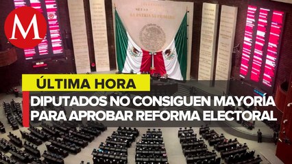Reforma electoral no alcanza mayoría calificada en San Lázaro para aprobarse