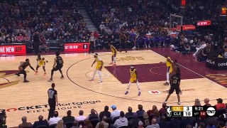 Dec 6, 2022 - LeBron James tries to dunk on Jarrett Allen but elbows him straight in the face