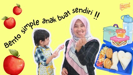 Bento 'Simple', Anak Pun Boleh Buat Sendiri!