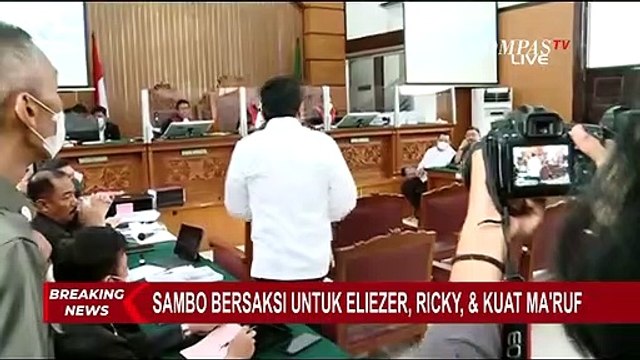 Ferdy Sambo Akan Bersaksi untuk Richard Eliezer Cs di Ruang Sidang PN Jaksel!