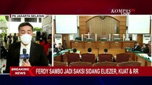 Jadi Saksi di Sidang Eliezer, Sambo Ceritakan Pekerjaan Eliezer hingga SOP Para Ajudannya