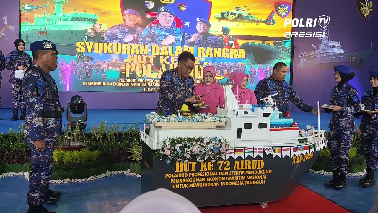HUT Polairud ke-72 di Polda NTB Diisi Dengan Tasyakuran, Doa Bersama Dengan Puluhan Anak Yatim