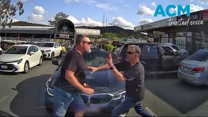 Drivers clash in wild Brisbane carpark brawl