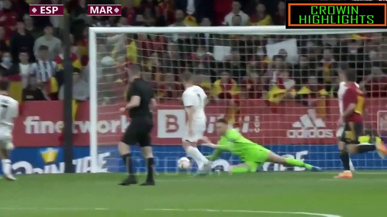 Match Highlight - 3 Morocco vs 0 Spain - FIFA World Cup Qatar 2022 l Football