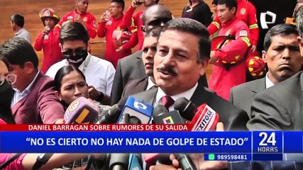 Daniel Barragán, exministro de Defensa, rechazó rumores de golpe de Estado