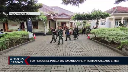 500 Personel Polda DIY Amankan Pernikahan Kaesang-Erina