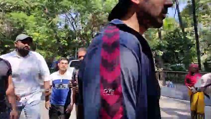 Kartik Aaryan Spotted After Workout Outside Gym Leaving in Royal Enfield Hunter 350