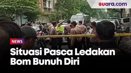 Situasi Pasca Ledakan Bom Bunuh Diri di Polsek Astanaanyar Kota Bandung