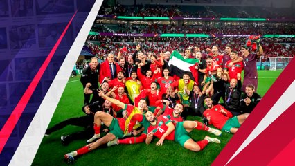 Kegembiraan Warga Palestina Rayakan Lolosnya Maroko ke Perempat Final Piala Dunia 2022