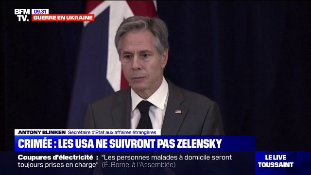 Anthony Blinken: Nous n'avons ni encouragé, ni permis aux Ukrainiens de frapper à l'intérieur de la Russie