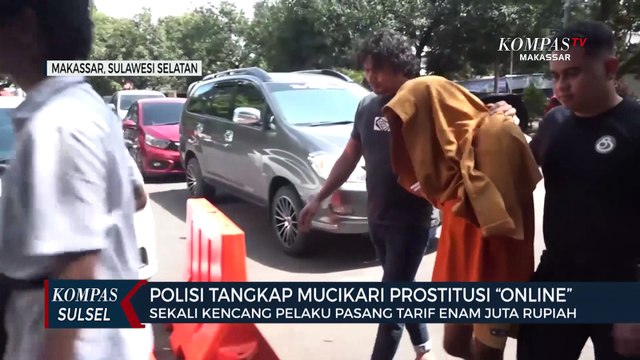 Cyber Polda Sulsel Ringkus Mucikari Bertarif 6 Juta Sekali Kencan