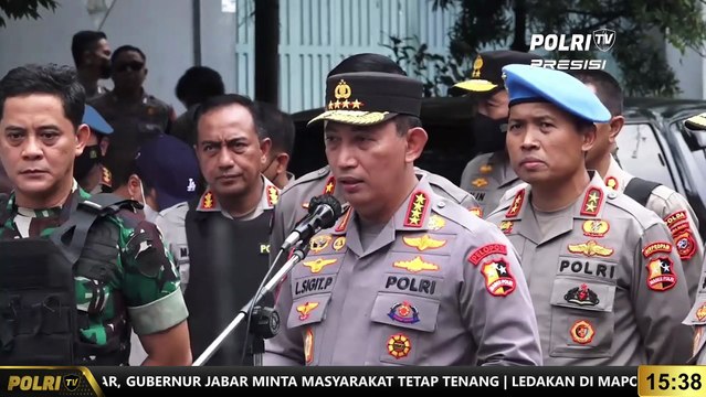 PRESISI UPDATE : Kapolri Tinjau Lokasi Ledakan Bom Bunuh Diri di Polsek Astana Anyar