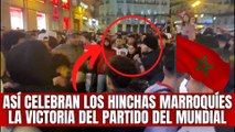 Así celebran los hinchas marroquíes la victoria del mundial: fuertes disturbios y enfrentamientos