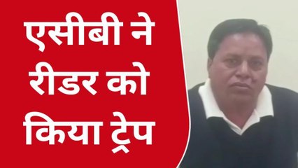 जैतारण: एसीबी ने रीडर को 6 हजार की रिश्वत राशि लेते रंगे हाथ किया ट्रेप