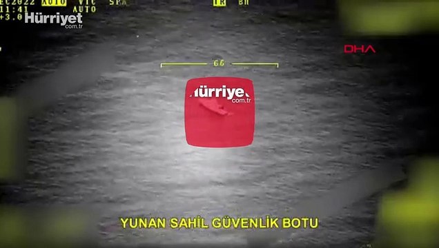 Ege'de Yunan unsurlarının Türk kara sularına ittiği göçmenler kurtarıldı