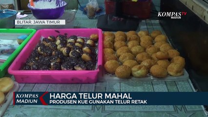 Harga Telur Mahal, Produsen Kue Gunakan Telur Retak