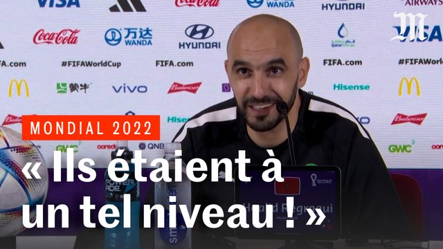 Maroc au Mondial 2022 : Ce qu'ils ont fait est extraordinaire , confie le sélectionneur marocain