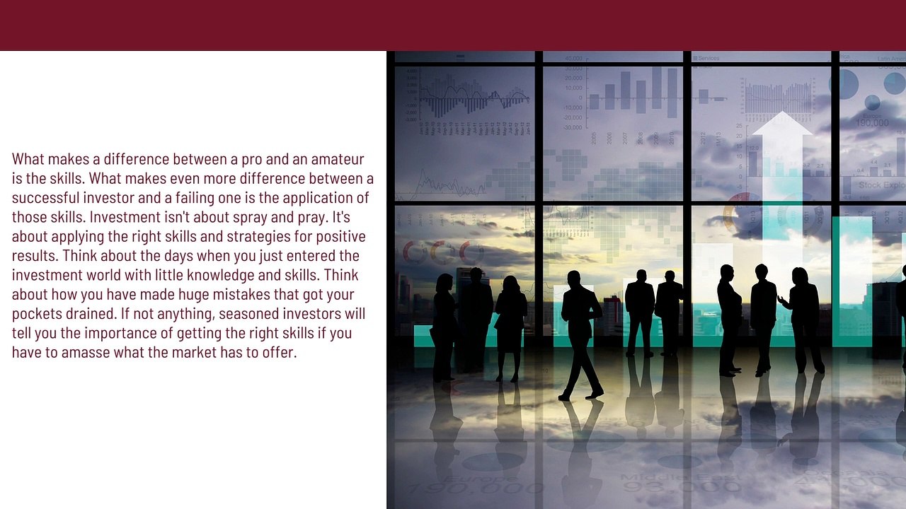 Anosh Ahmed - Must-have skills to become a successful investor