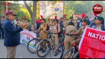 VIDEO : सशस्त्र सेना झंडा दिवस : शहर में निकाली साइकिल रैली, शहीदों को दी पुष्पांजलि