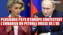 Pétrole russe : Plusieurs grands pays d'Europe contestent l'embargo de l'UE