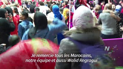 Mondial: les Marocains fous de joie et "fiers" de leur équipe