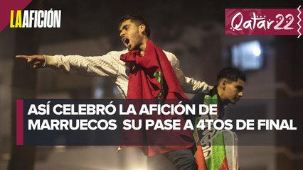 Afición celebra pase a cuartos de final en Education City Stadium