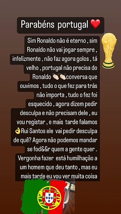 Elma Aveiro, la soeur de Cristiano Ronaldo a écrit un message après le match du Portugal.