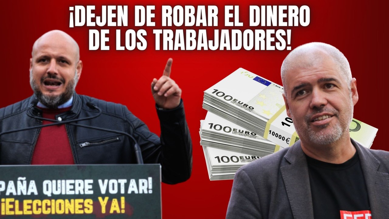 ¡Unai Sordo, dejen de robar el dinero de los trabajadores! Rodrigo Alonso (VOX) atiza al de CCOO